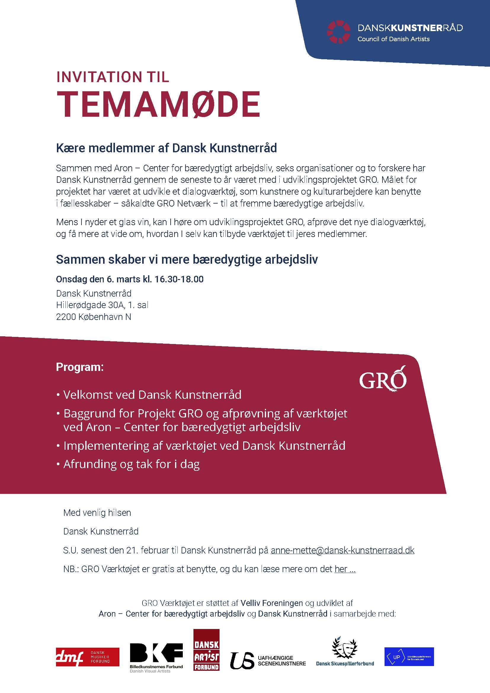 Invitation til temamøde